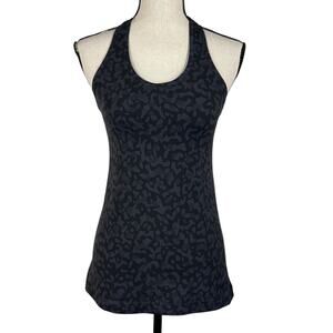 Lululemon SZ 6? Cool Racerback II Tank Top Camo Nulu Wicking Stretch Lightweight